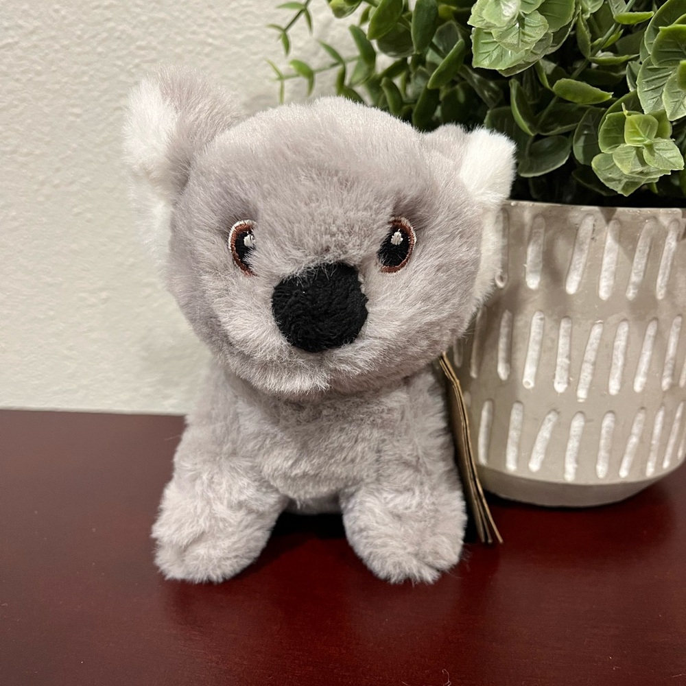 Eco Nation Mini Koala Bear 5” Plushie NWT Made From 100% Recycled Materials